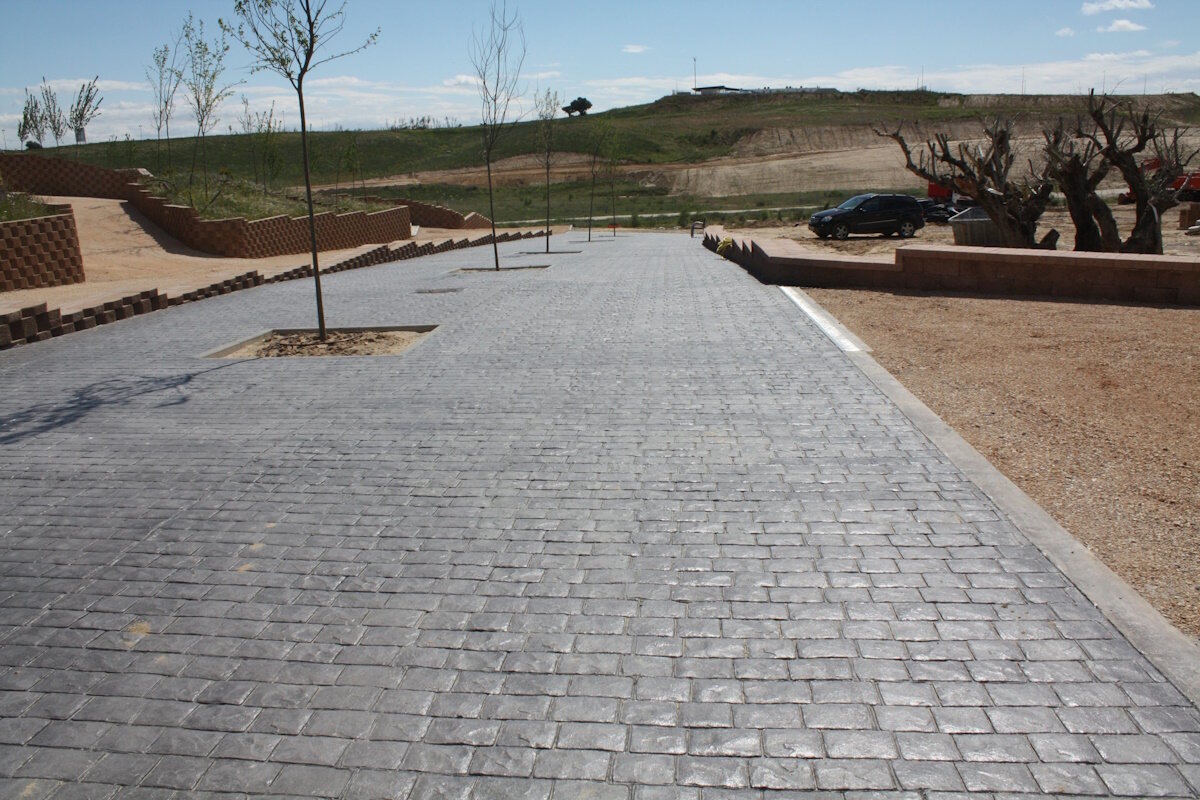 Hormigón impreso en exterior