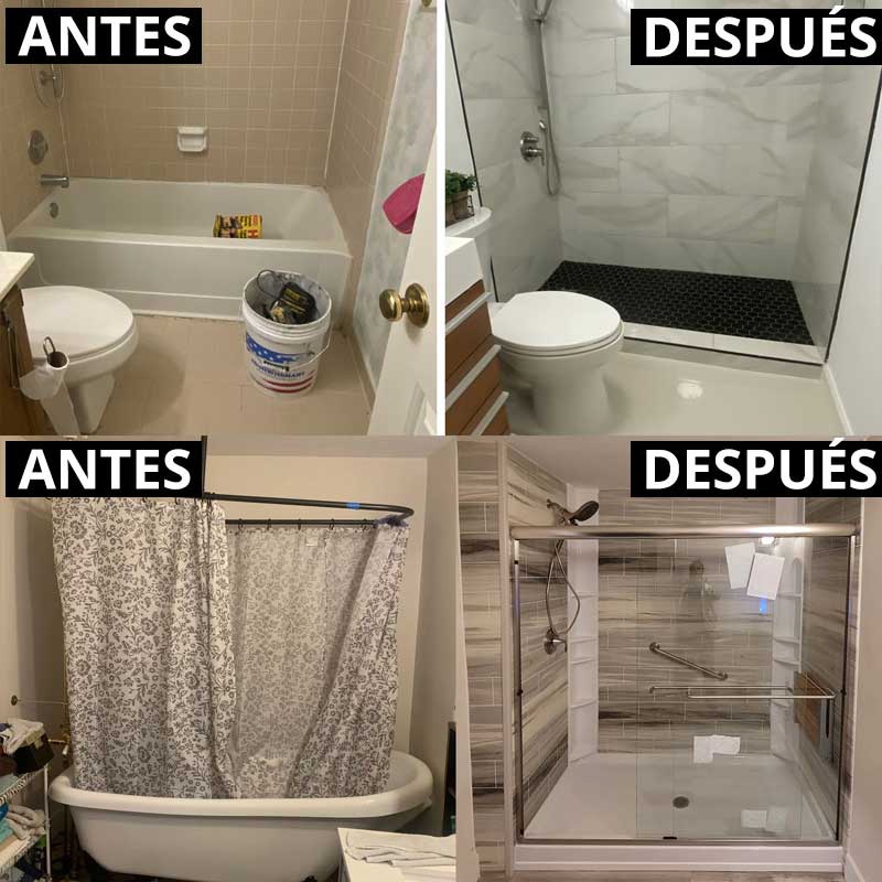 Cambio de bañera por ducha en Torredembarra